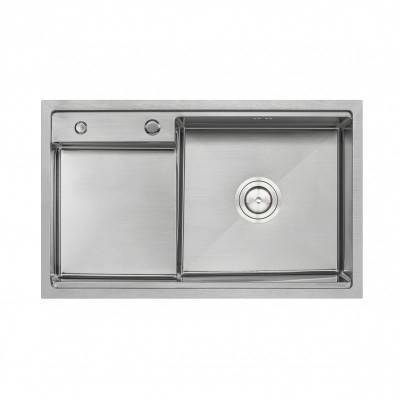 Будкрам купить Кухонная мойка Qtap D7848-R 3.0/1.2 мм Satin (QTD7848R3012)