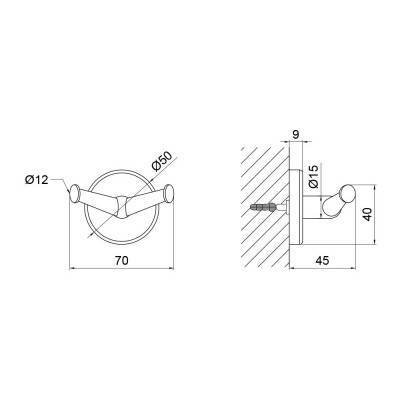 Будкрам купить Крючок SW 22-108CRM Крючок SW 22-108CRM 4