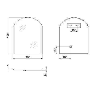 Будкрам купить Зеркало SW 22-110-1 Зеркало SW 22-110-1 4