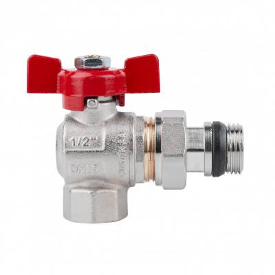 Будкрам купити Кран шаровий Icma FAR. ROSSA 1/2" кутовий №362 Кран шаровий Icma FAR. ROSSA 1/2" кутовий №362 4