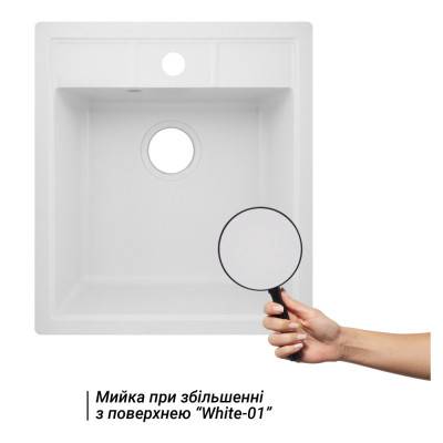 Будкрам купить Кухонная мойка Lidz 460х515/200 WHI-01 (LIDZWHI01460515200) Кухонная мойка Lidz 460х515/200 WHI-01 (LIDZWHI01460515200) 5