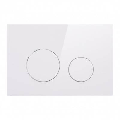 Будкрам купить Панель смыва для унитаза Qtap Nest QT0111M11110W Панель смыва для унитаза Qtap Nest QT0111M11110W 1_small