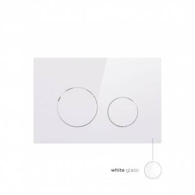 Будкрам купить Панель смыва для унитаза Qtap Nest QT0111M11110W Панель смыва для унитаза Qtap Nest QT0111M11110W 4
