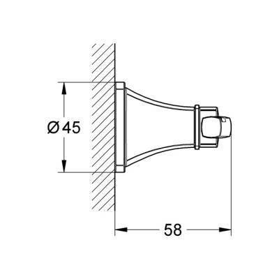 Будкрам купити Гачок Grohe Grandera 40631000 Гачок Grohe Grandera 40631000 4