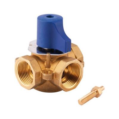 Будкрам купить Клапан трехходовой SD Forte 1" 1/2 ВР ручной SF363W40 Клапан трехходовой SD Forte 1" 1/2 ВР ручной SF363W40 4