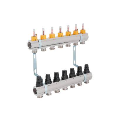 Будкрам купить Коллектор с расходомерами SD Forte 1" 7 выходов SF001W7