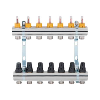 Будкрам купить Коллектор с расходомерами SD Forte 1" 7 выходов SF001W7 Коллектор с расходомерами SD Forte 1" 7 выходов SF001W7 4