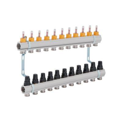 Будкрам купить Коллектор с расходомерами SD Forte 1" 11 выходов SF001W11