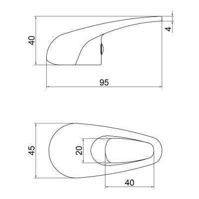 Будкрам купить Ручка для смесителя Lidz (CRM) 57 41 035 00 Ручка для смесителя Lidz (CRM) 57 41 035 00 2