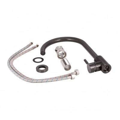 Будкрам купити Змішувач для кухні Qtap D007FBL PVD Змішувач для кухні Qtap D007FBL PVD 5