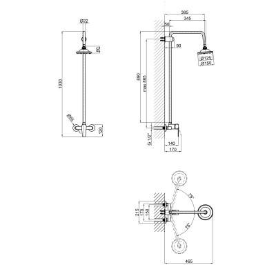 Будкрам купить Душевая система Lidz (CRM) 40 87 1010 Душевая система Lidz (CRM) 40 87 1010 2