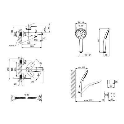 Будкрам купить Смеситель для ванны Qtap Optima CRM 006 Смеситель для ванны Qtap Optima CRM 006 4
