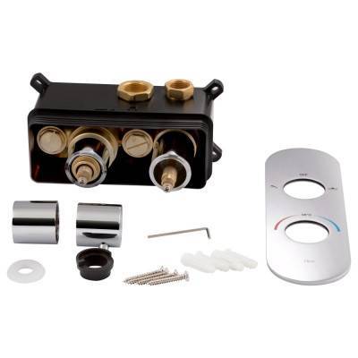 Будкрам купить Смеситель термостатический скрытого монтажа для душа Qtap Votice 65T105OGC на три потребителя Смеситель термостатический скрытого монтажа для душа Qtap Votice 65T105OGC на три потребителя 3