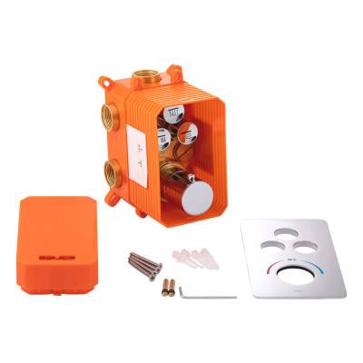 Будкрам купить Смеситель термостатический скрытого монтажа для душа Qtap Votice 6443T105NKC на три потребителя Смеситель термостатический скрытого монтажа для душа Qtap Votice 6443T105NKC на три потребителя 4