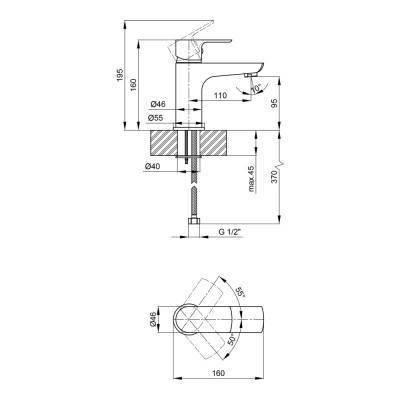 Будкрам купить Смеситель для раковины Qtap Flaja 1010102C Смеситель для раковины Qtap Flaja 1010102C 2