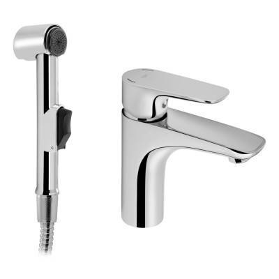 Будкрам купить Смеситель для раковины Qtap Flaja 1510L102C с лейкой для гигиенического душа