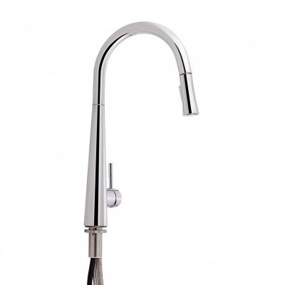 Будкрам купить Смеситель для кухни Qtap Evicka 9135103UC с выдвижным изливом