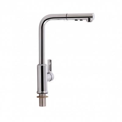 Будкрам купить Смеситель для кухни Qtap Janicka 9134103FC с выдвижным изливом