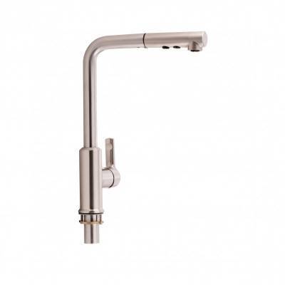 Будкрам купить Смеситель для кухни Qtap Janicka 9134103FN с выдвижным изливом