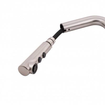 Будкрам купити Змішувач для кухні Qtap Janicka 9134103FN з висувним виливом Змішувач для кухні Qtap Janicka 9134103FN з висувним виливом 8