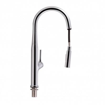 Будкрам купити Змішувач для кухні Qtap Anicka 9136103UC з висувним виливом Змішувач для кухні Qtap Anicka 9136103UC з висувним виливом 3
