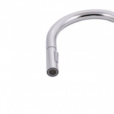 Будкрам купити Змішувач для кухні Qtap Anicka 9136103UC з висувним виливом Змішувач для кухні Qtap Anicka 9136103UC з висувним виливом 6