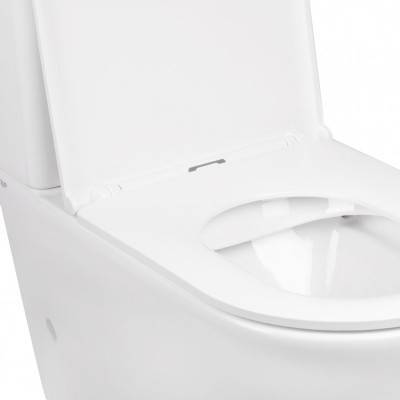 Будкрам купить Унитаз-компакт Qtap Robin безободковый с сиденьем Soft-close QT13222141ARW Унитаз-компакт Qtap Robin безободковый с сиденьем Soft-close QT13222141ARW 9