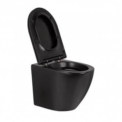 Будкрам купити Унітаз підвісний Qtap Robin безободковий з сидінням Soft-close QT13332141ERMB Унітаз підвісний Qtap Robin безободковий з сидінням Soft-close QT13332141ERMB 12