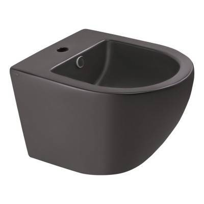 Будкрам купить Биде подвесное Qtap Robin 495х370х325 Matt black QT1355046FMB