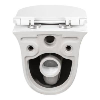 Будкрам купити Унітаз підвісний Qtap Virgo безободковий з сидінням Soft-close QT1833051ERW Унітаз підвісний Qtap Virgo безободковий з сидінням Soft-close QT1833051ERW 5