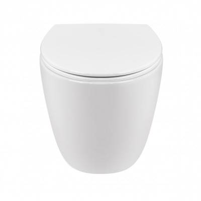 Будкрам купити Унітаз підвісний Qtap Leo безободковий з сидінням Soft-close QT11331002ERW Унітаз підвісний Qtap Leo безободковий з сидінням Soft-close QT11331002ERW 5