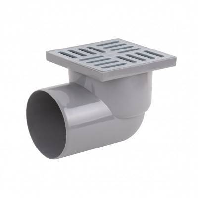 Будкрам купить Трап Lidz (WHI) 60 07 T004 00 горизонтальный с пластиковой решеткой 150х150