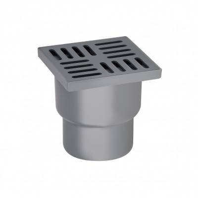 Будкрам купить Трап Lidz (WHI) 60 07 T002 00 вертикальный с пластиковой решеткой 150х150