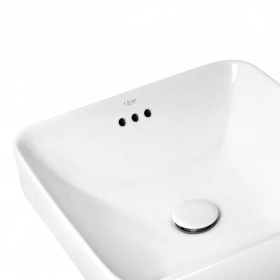 Будкрам купить Раковина Qtap Jay 420х420х155 White с донным клапаном QT0711K424W Раковина Qtap Jay 420х420х155 White с донным клапаном QT0711K424W 5