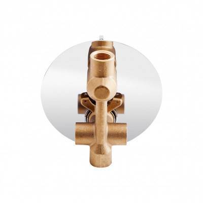 Будкрам купить Смеситель скрытого монтажа для душа Qtap Kralovice 6229103GC на два потребителя Смеситель скрытого монтажа для душа Qtap Kralovice 6229103GC на два потребителя 4