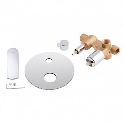 Будкрам купить Смеситель скрытого монтажа для душа Qtap Kralovice 6229103GC на два потребителя Смеситель скрытого монтажа для душа Qtap Kralovice 6229103GC на два потребителя 5