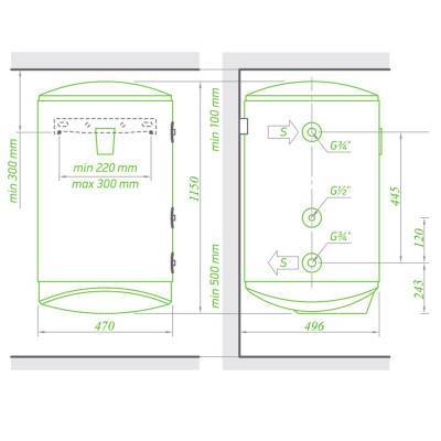 Будкрам купити Комбінований водонагрівач Tesy Modeco Ceramic 120 л, сухий ТЕН 2х1,2 кВт (GCV9SL1204724DC21TS2RCP) 304327 Комбінований водонагрівач Tesy Modeco Ceramic 120 л, сухий ТЕН 2х1,2 кВт (GCV9SL1204724DC21TS2RCP) 304327 2