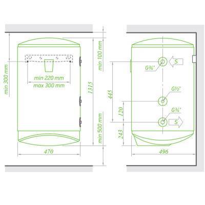 Будкрам купити Комбінований водонагрівач Tesy Modeco Ceramic 150 л, сухий ТЕН 2х1,2 кВт (GCV11SO1504724DC21TS2RCP) 303563 Комбінований водонагрівач Tesy Modeco Ceramic 150 л, сухий ТЕН 2х1,2 кВт (GCV11SO1504724DC21TS2RCP) 303563 2