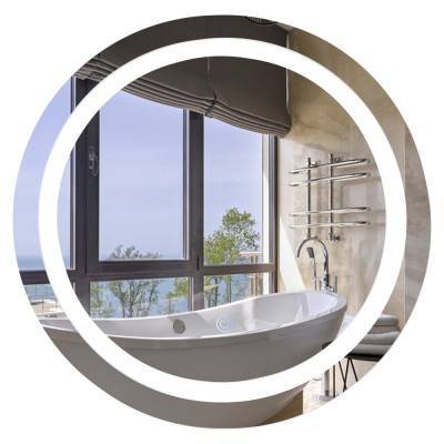 Будкрам купити Дзеркало Lidz 140.08.01 580х580 з LED-підсвічуванням