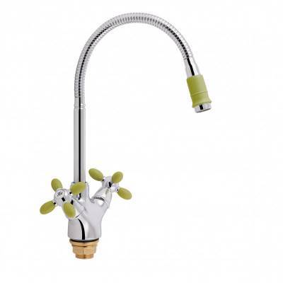 Будкрам купити Змішувач для кухні Lidz (GCR) 74 18 273F-4 з рефлекторним виливом