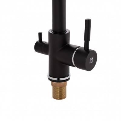 Будкрам купити Змішувач для кухні Lidz (BLA) Over 38 020 із підключенням до фільтра Змішувач для кухні Lidz (BLA) Over 38 020 із підключенням до фільтра 3