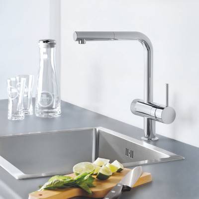 Будкрам купить Смеситель для кухни с фильтром Grohe Blue Pure Minta 30382000 Смеситель для кухни с фильтром Grohe Blue Pure Minta 30382000 10