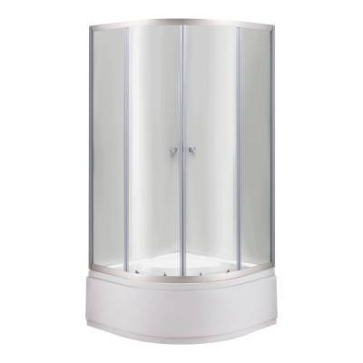 Будкрам купити Душова кабіна Lidz Latwa SC90x90.SAT.HIGH.TR, скло прозоре 4 мм