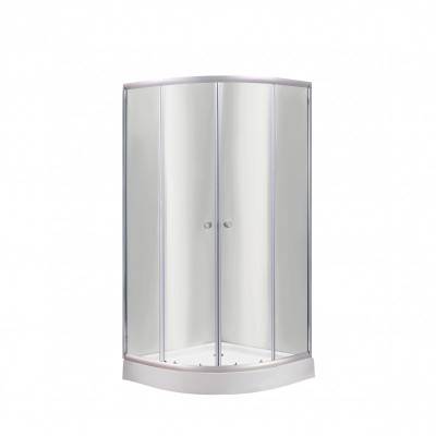 Будкрам купити Душова кабіна Lidz Latwa SC90x90.SAT.LOW.TR, скло прозоре 4 мм