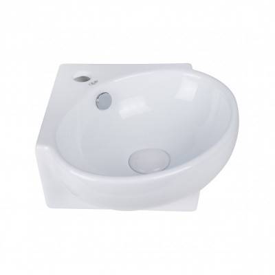 Будкрам купити Раковина Qtap Leo 390x365x130 White з донним клапаном QT11115010W Раковина Qtap Leo 390x365x130 White з донним клапаном QT11115010W 5