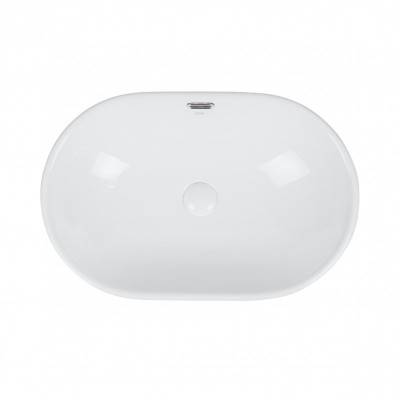 Будкрам купить Раковина Qtap Leo 590x400x170 White с донным клапаном QT11114028W