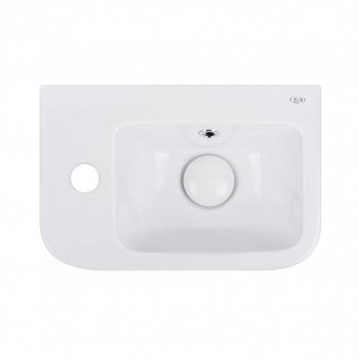 Будкрам купить Раковина Qtap Tern 375х245х135 White с донным клапаном QT171110100LW