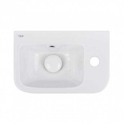 Будкрам купить Раковина Qtap Tern 375х245х135 White с донным клапаном QT171110100RW