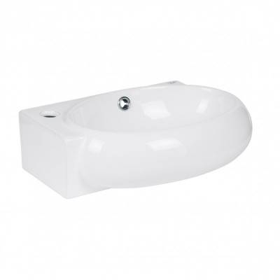 Будкрам купити Раковина Qtap Leo 430x290x140 White з донним клапаном QT11115011LW Раковина Qtap Leo 430x290x140 White з донним клапаном QT11115011LW 4