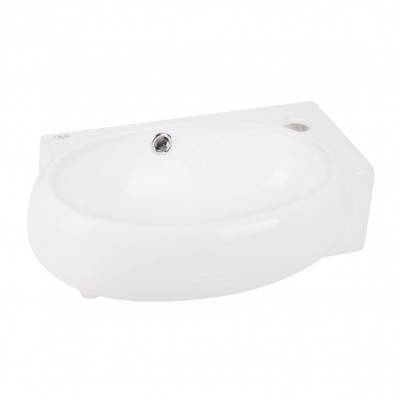 Будкрам купить Раковина Qtap Leo 430x290x140 White с донным клапаном QT11115011RW Раковина Qtap Leo 430x290x140 White с донным клапаном QT11115011RW 4